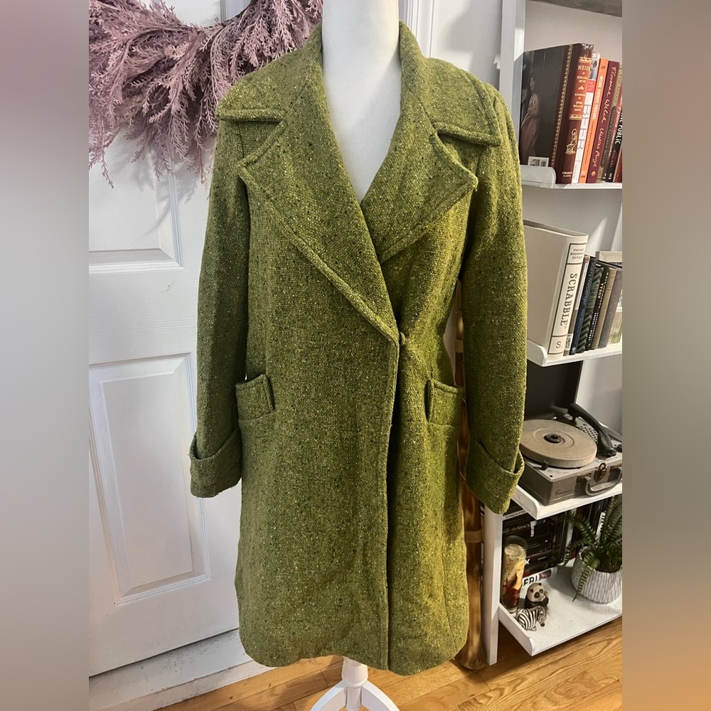 Margaret O’Leary Double-breasted Wool Wrap Coat